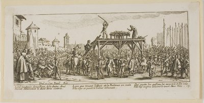 Das Rad, Platte vierzehn aus Die großen Leiden des Krieges von Gerrit Lucasz van Schagen