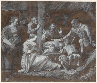 Die Anbetung der Hirten von Gerrit van Battem