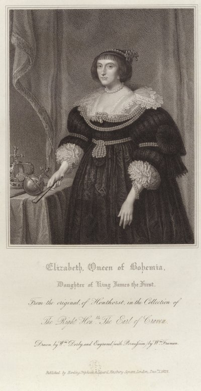 Elizabeth, Königin von Böhmen von Gerrit van Honthorst