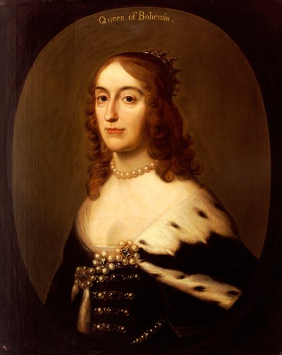 Porträt von Elizabeth, Königin von Böhmen von Gerrit van Honthorst