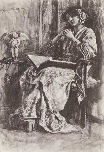 Illustration für Die Geschichte von Hereward, Der Champion von England von Gertrude E. Demain (after) Hammond