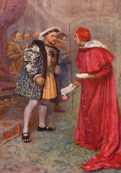 William Shakespeares Stück: Heinrich VIII von Gertrude E. Demain (after) Hammond