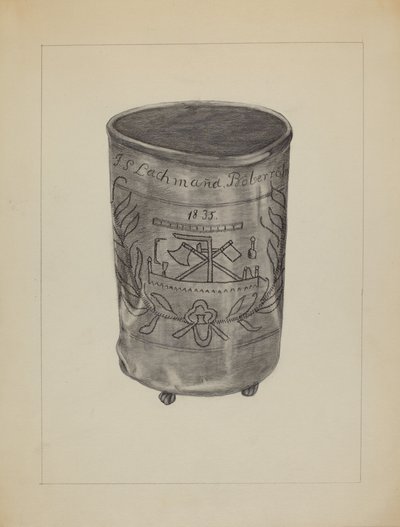 Zinnbecher, ca. 1936 von Gertrude Lemberg