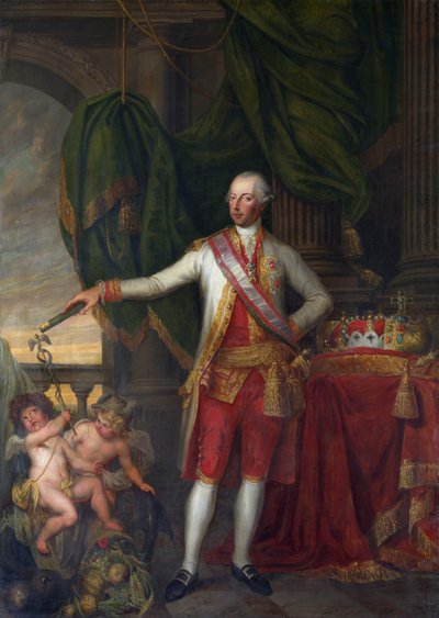 Porträt von Kaiser Joseph II. von Gertrude de Pelichy