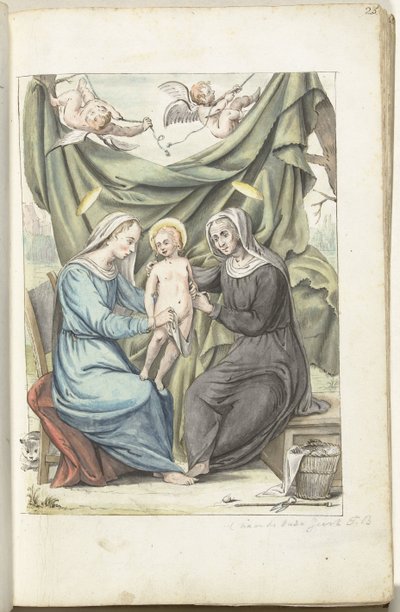 Madonna mit Kind und der Heiligen Anna von Gesina ter Borch