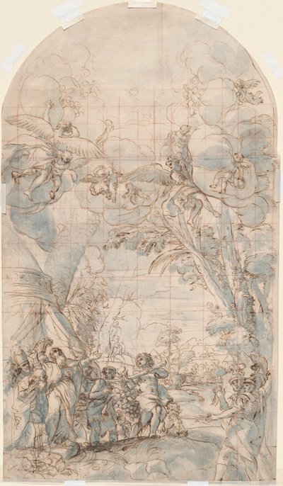 Die Spione kehren aus Kanaan zurück von Giacinto Calandrucci