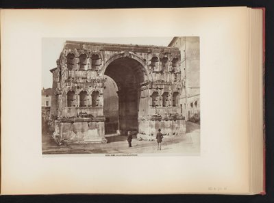 Bogen des Janus in Rom, Italien von Giacomo Brogi