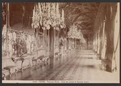 Turin - Königspalast - Speisesaal von Daniele Seiter von Giacomo Brogi