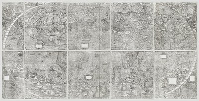 Universale Weltkarte, Gastaldi, Giacomo von Giacomo Gastaldi