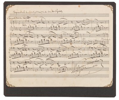Meyerbeer Fragment aus Krönungsmarsch von Giacomo Meyerbeer
