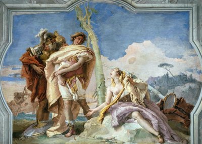 Rinaldo verlässt Armida, 1757 von Giambattista Tiepolo