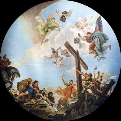Die Entdeckung des Wahren Kreuzes, ca. 1745 von Giambattista Tiepolo