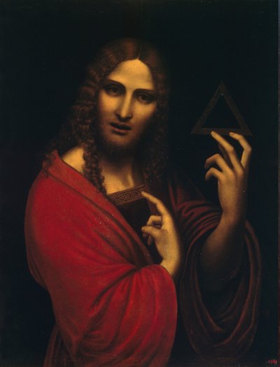 Christus mit dem Symbol der Dreifaltigkeit von Giampietrino