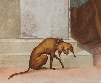 Zentrales Kirchenschiff, fünfter nördlicher Spann, Darstellung im Tempel, Gian Francesco Bembo von Gian Francesco Bembo