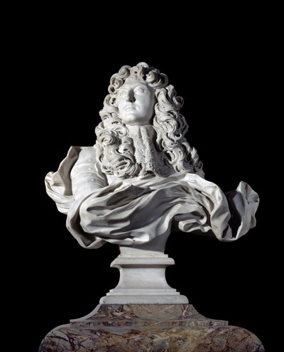 Büste von Ludwig XIV., König von Frankreich. Skulptur von Gian Lorenzo von Gian Lorenzo Bernini