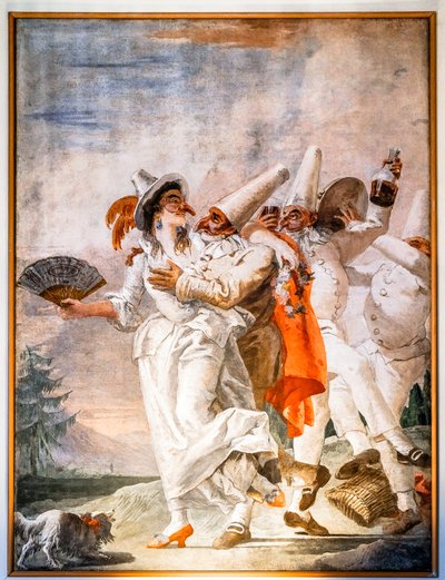 Die Liebenden Punch von Giandomenico (1727-1804) Tiepolo