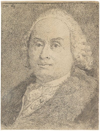 Porträt von Giovanni Battista Tiepolo von Giandomenico Tiepolo