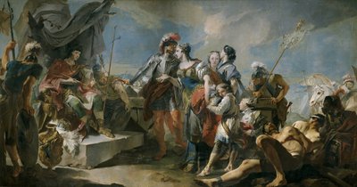 Königin Zenobia vor Kaiser Aurelian von Giovanni Domenico Tiepolo