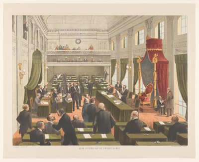 Zweite Kammer der Generalstaaten, Den Haag von Gijsbertus Jan Sijthoff