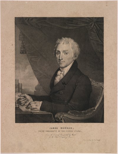 James Monroe von Gilbert Stuart