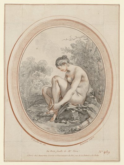 Venus im Bade von Gilles Demarteau