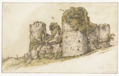 Ansicht des Château de César in Vau von Gilles Neyts