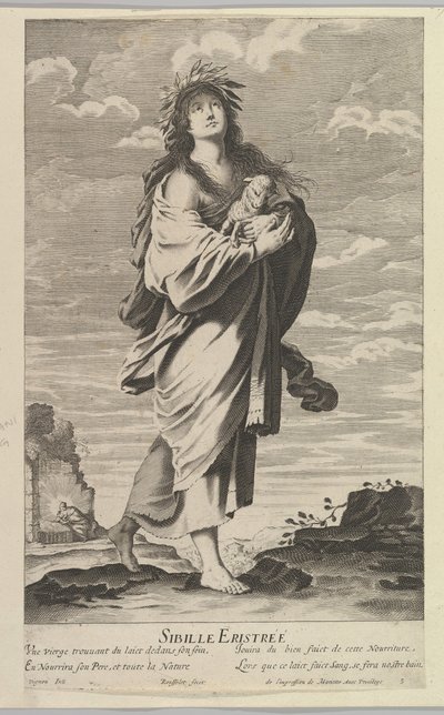 Sibylle Erythréenne von Gilles Rousselet and Abraham Bosse