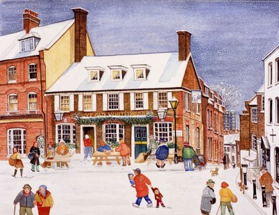 Der Weiße Bär, Hampstead von Gillian Lawson