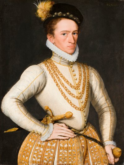 Porträt eines unbekannten Edelmanns, 1575 von Gillis Claeissens