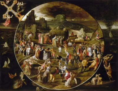 Der Heuwagen, Allegorie der Eitelkeit der Welt von Gillis Mostaert