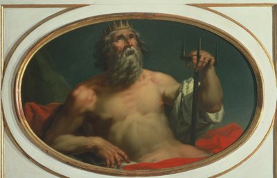 Personifikation des Wassers als Gott Poseidon von Giorgio Anselmi