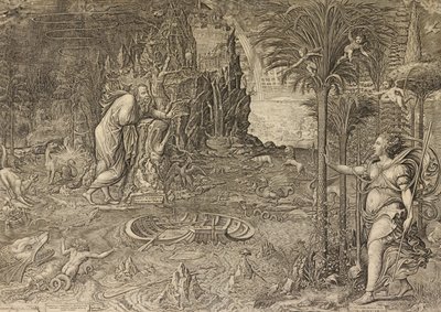 Allegorie des Lebens (Traum von Raphael) von Giorgio Ghisi