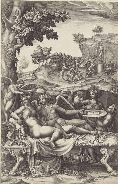 Amor und Psyche von Giorgio Ghisi