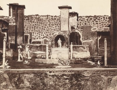 Casa di Marco Lucrezio, Pompeji, ca. 1870 von Giorgio Sommer