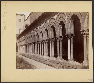 Chiostro von Monreale von Giorgio Sommer
