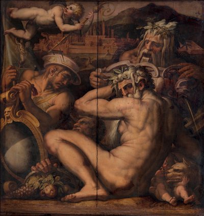 Allegorie von Borgo San Sepolcro und Anghiari, 1563-1565 von Giorgio Vasari