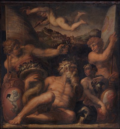Allegorie von Cortona und Montepulciano, 1563-1565 von Giorgio Vasari