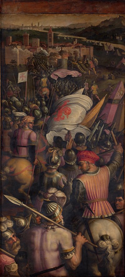 Eroberung von Cascina, 1563-1565 von Giorgio Vasari