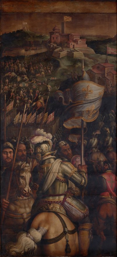 Die Eroberung der Festung Monastero, 1563-1565 von Giorgio Vasari