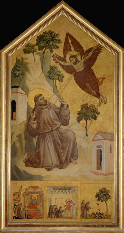 Der heilige Franz von Assisi empfängt die Stigmata von Giotto (c.1266 1337)