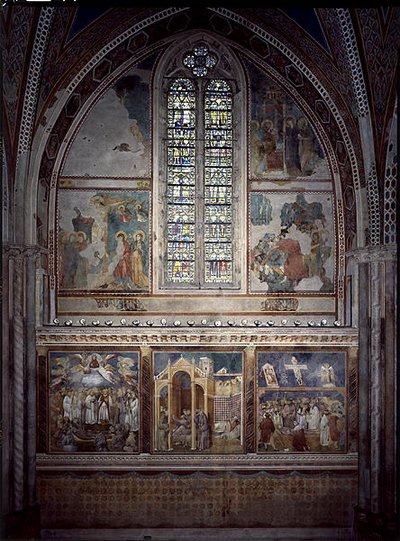 Szenen aus dem Leben Christi und dem Zyklus des Heiligen Franziskus von Giotto (c.1266 1337)