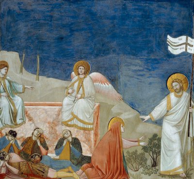 Die Auferstehung Christi, Detail aus Leben und Passion Christi, von Giotto von Giotto (c.1266 1337)