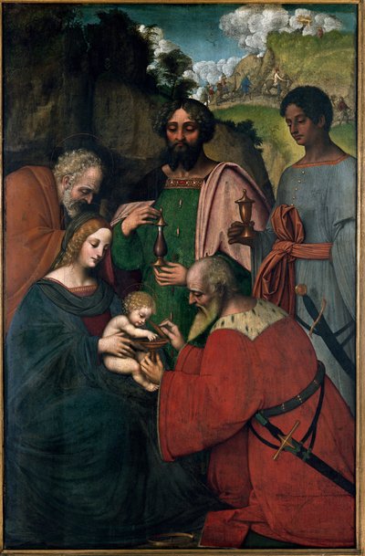 Anbetung der Könige von Giovanni Agostino da Lodi