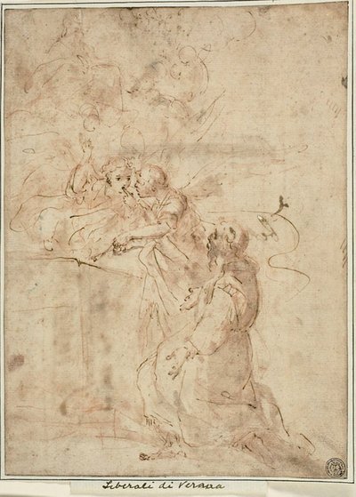 Vision des Heiligen Franziskus von Assisi in Portiuncula von Giovanni Andrea Donducci