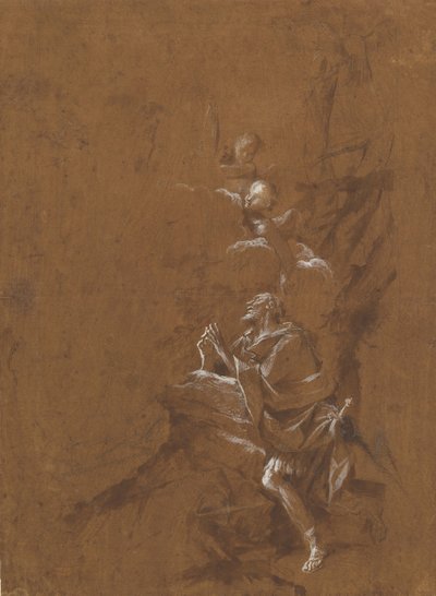 Die Vision des heiligen Wilhelm von Aquitanien von Giovanni Angelo Canini