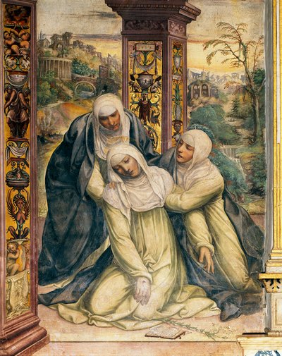 Ekstase der Heiligen Katharina von Siena (Detail) von Giovanni Antonio Bazzi Sodoma