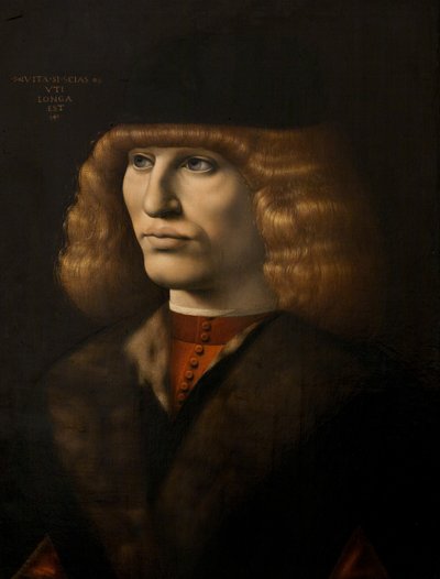 Porträt eines jungen Mannes, um 1500 von Giovanni Antonio Boltraffio