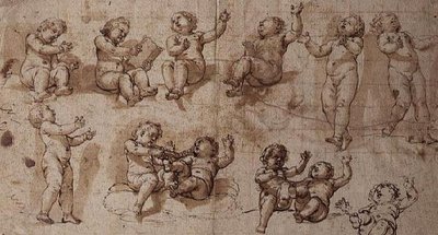 Studien von Putti von Giovanni Baglione