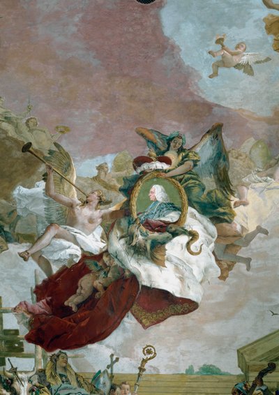 Apotheose des Fürstbischofs Carl Philipp von Greiffenklau von Giovanni Battista (1696-1770) Tiepolo