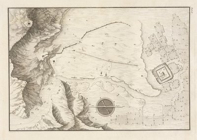 Ein geometrischer Plan der Ruinenstadt Palmyra, 1753 von Giovanni Battista 1712 86 after Borra